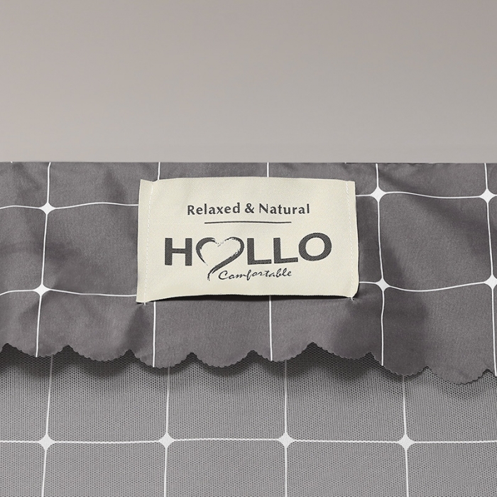 91家纺网 家纺一手货源 找家纺 2023博诺防遮光学生上下铺蚊帐 田格