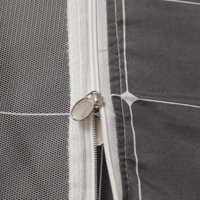 91家纺网 家纺一手货源 找家纺 2023博诺防遮光学生上下铺蚊帐 田格