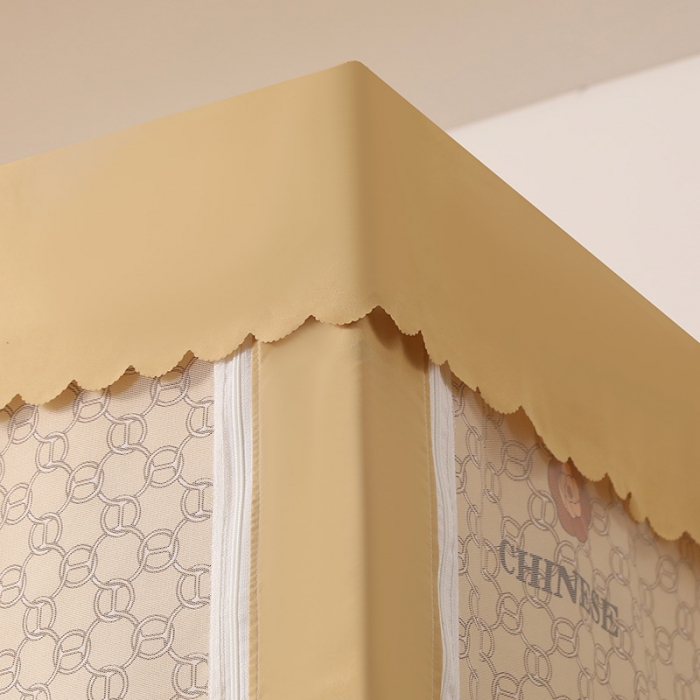 91家纺网 家纺一手货源 找家纺 2023博诺防遮光学生上下铺蚊帐 香肤果