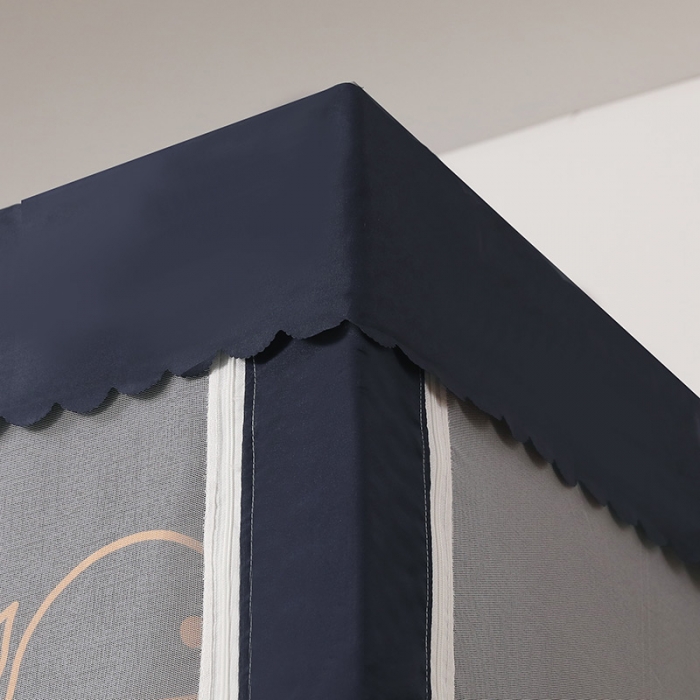 91家纺网 家纺一手货源 找家纺 2023博诺防遮光学生上下铺蚊帐 小鲸鱼