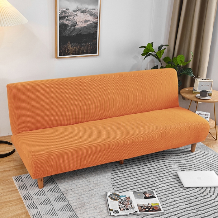 91家纺网 家纺一手货源 找家纺 丝绮鹿 2023新款玉米粒沙发床套 玉米粒-香桔橙