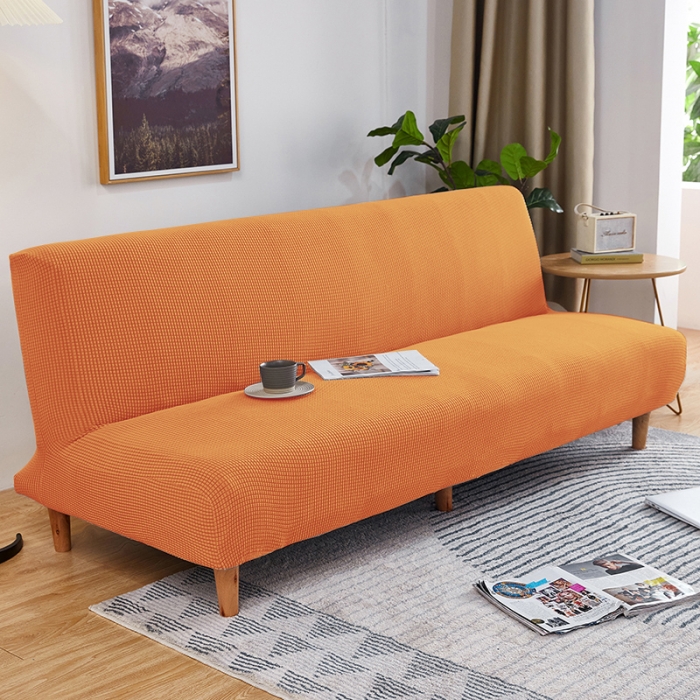 91家纺网 家纺一手货源 找家纺 丝绮鹿 2023新款玉米粒沙发床套 玉米粒-香桔橙