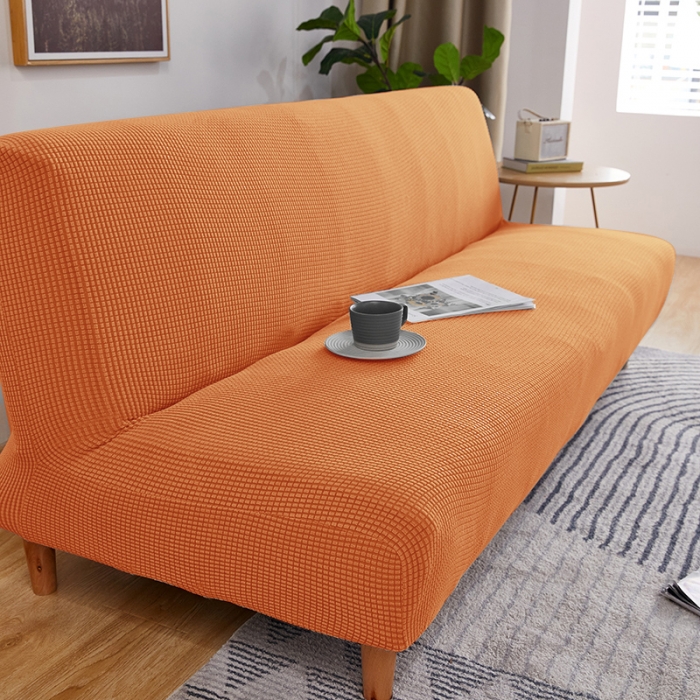91家纺网 家纺一手货源 找家纺 丝绮鹿 2023新款玉米粒沙发床套 玉米粒-香桔橙
