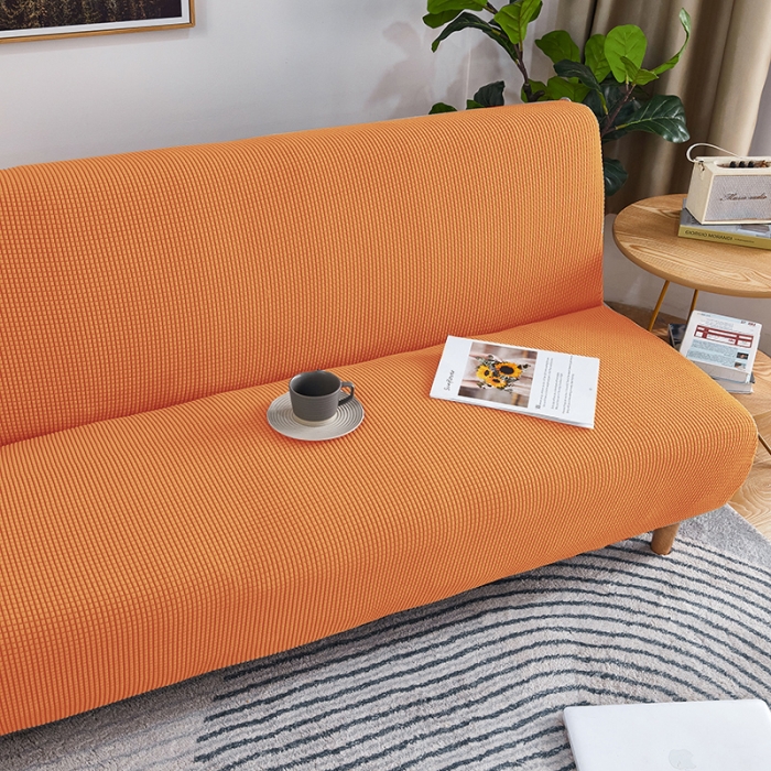 91家纺网 家纺一手货源 找家纺 丝绮鹿 2023新款玉米粒沙发床套 玉米粒-香桔橙