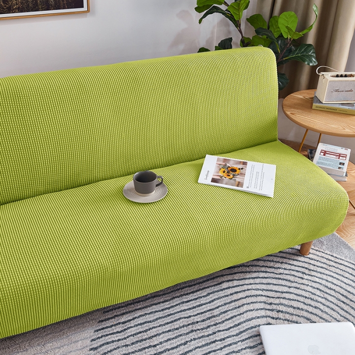 91家纺网 家纺一手货源 找家纺 丝绮鹿 2023新款玉米粒沙发床套 玉米粒-苹果绿