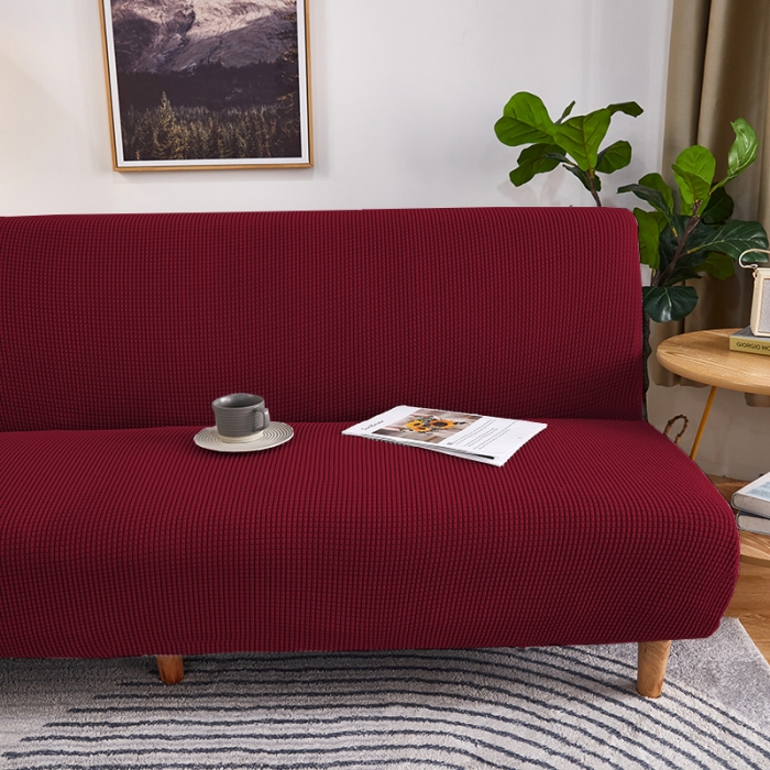 91家纺网 家纺一手货源 找家纺 丝绮鹿 2023新款玉米粒沙发床套 玉米粒-酒红