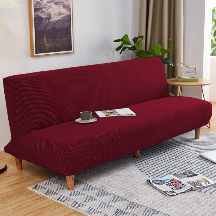 91家纺网 家纺一手货源 找家纺 丝绮鹿 2023新款玉米粒沙发床套 玉米粒-酒红