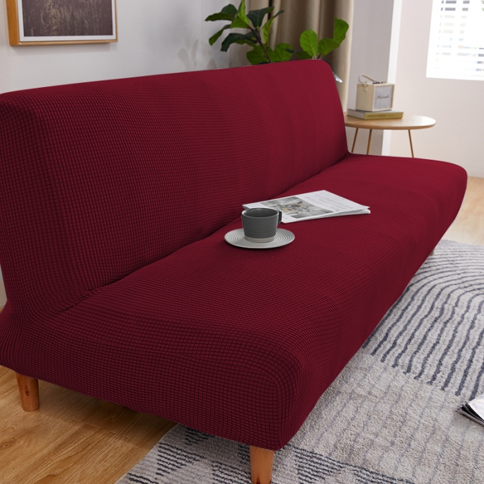 91家纺网 家纺一手货源 找家纺 丝绮鹿 2023新款玉米粒沙发床套 玉米粒-酒红