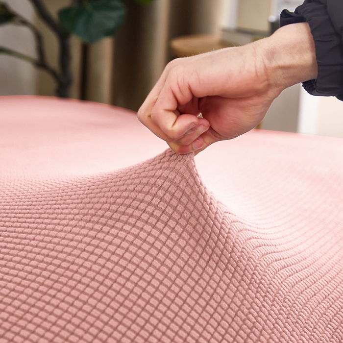 91家纺网 家纺一手货源 找家纺 丝绮鹿 2023新款玉米粒沙发床套 玉米粒-暗粉