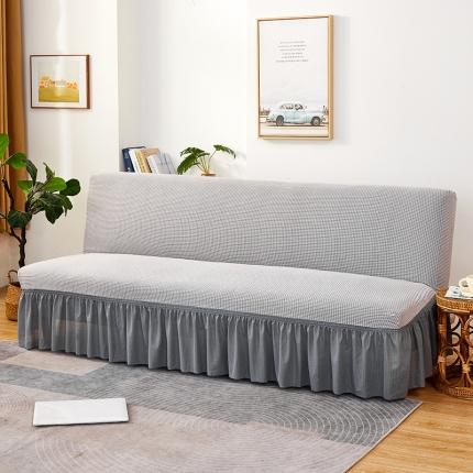 91家纺网 家纺一手货源 找家纺 （总）丝绮鹿 2023新款玉米粒裙边款沙发床套