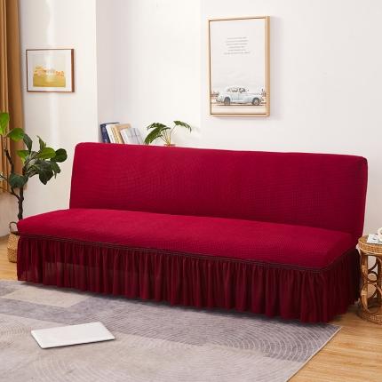 91家纺网 家纺一手货源 找家纺 （总）丝绮鹿 2023新款玉米粒裙边款沙发床套