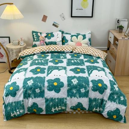 91家纺网 家纺一手货源 找家纺 （总）乐居坊 2023新款芦荟棉四件套（3月新花型）