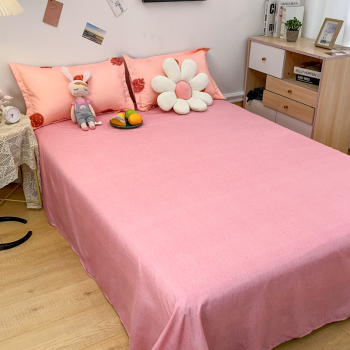 91家纺网 家纺一手货源 找家纺 乐居坊 2023新款芦荟棉四件套（3月新花型） 草莓波波