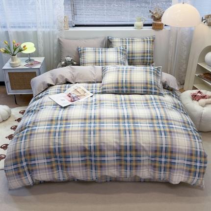 91家纺网 家纺一手货源 找家纺 （总）绵庭 2023新款12868全棉ins小清新印花四件套