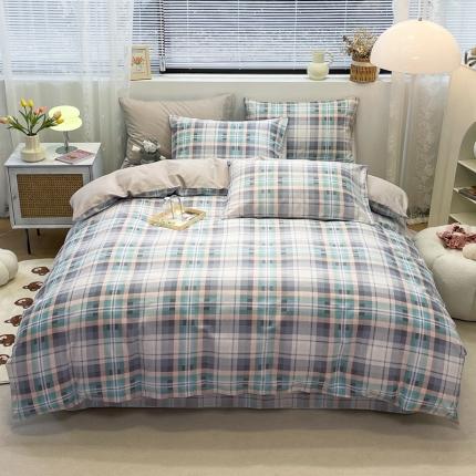 91家纺网 家纺一手货源 找家纺 （总）绵庭 2023新款12868全棉ins小清新印花四件套