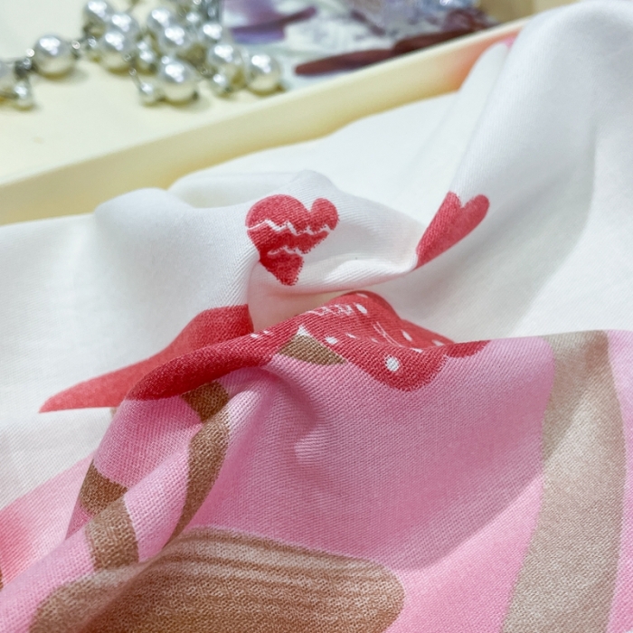 91家纺网 家纺一手货源 找家纺 绵庭 2023新款12868全棉ins小清新印花四件套 反转巴黎