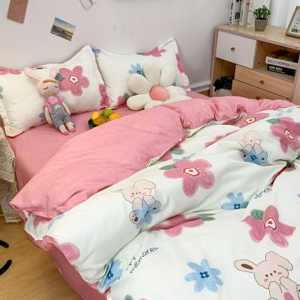 乐居坊 2023新款芦荟棉四件套（3月新花型） 春华