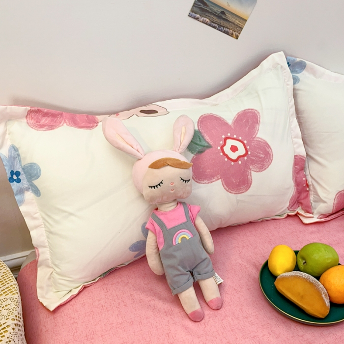 91家纺网 家纺一手货源 找家纺 乐居坊 2023新款芦荟棉四件套（3月新花型） 春华