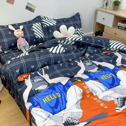 乐居坊 2023新款芦荟棉四件套（3月新花型） 孤勇者