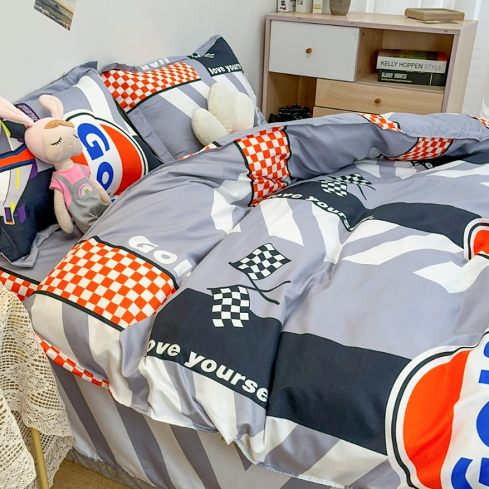 91家纺网 家纺一手货源 找家纺 乐居坊 2023新款芦荟棉四件套（3月新花型） 极速前进