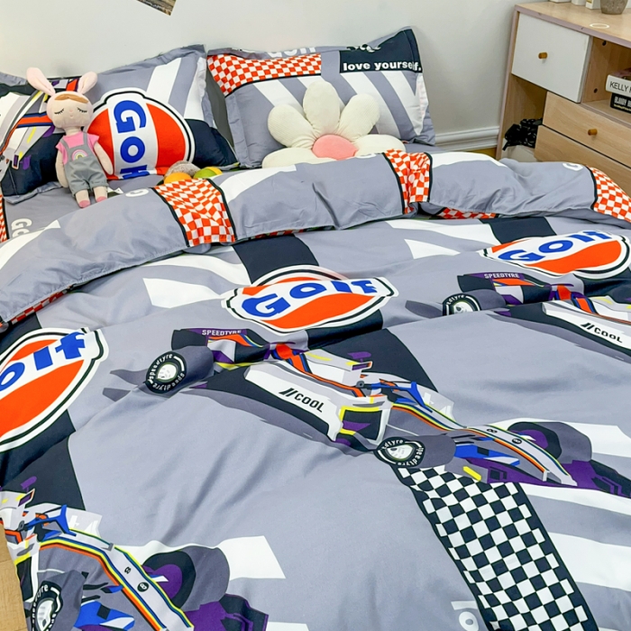 91家纺网 家纺一手货源 找家纺 乐居坊 2023新款芦荟棉四件套（3月新花型） 极速前进