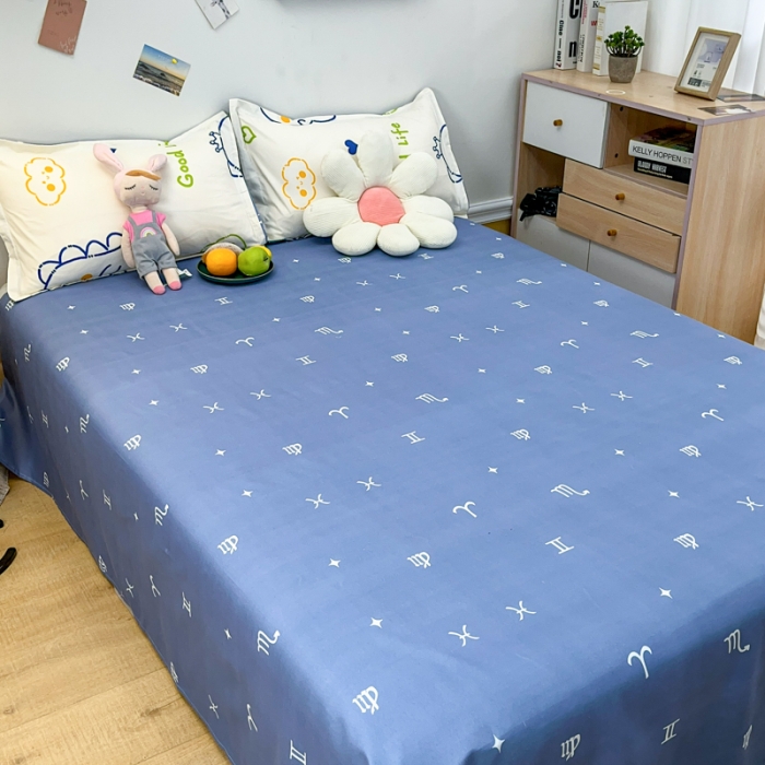 91家纺网 家纺一手货源 找家纺 乐居坊 2023新款芦荟棉四件套（3月新花型） 可爱恐龙