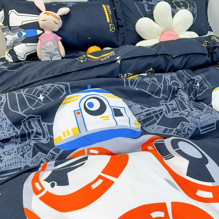 91家纺网 家纺一手货源 找家纺 乐居坊 2023新款芦荟棉四件套（3月新花型） 流浪地球