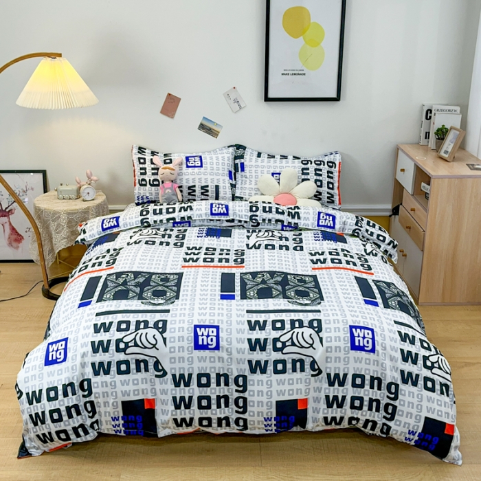 91家纺网 家纺一手货源 找家纺 乐居坊 2023新款芦荟棉四件套（3月新花型） 拿捏