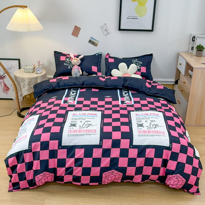 91家纺网 家纺一手货源 找家纺 乐居坊 2023新款芦荟棉四件套（3月新花型） 少女时代