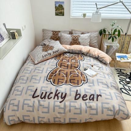 91家纺网 家纺一手货源 找家纺 （总）摩卡 2024新款博主风水洗真丝四件套