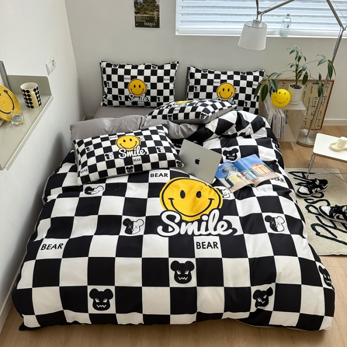 91家纺网 家纺一手货源 找家纺 （总）摩卡 2024新款博主风水洗真丝四件套