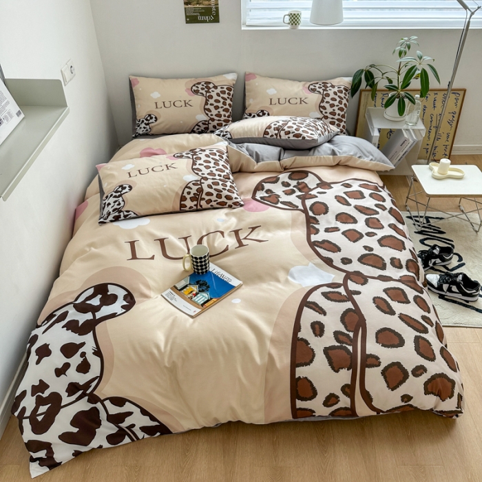 91家纺网 家纺一手货源 找家纺 摩卡 2024新款博主风水洗真丝四件套 维密