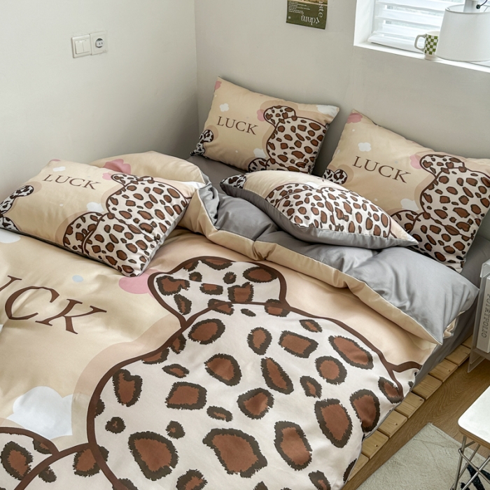 91家纺网 家纺一手货源 找家纺 摩卡 2024新款博主风水洗真丝四件套 维密