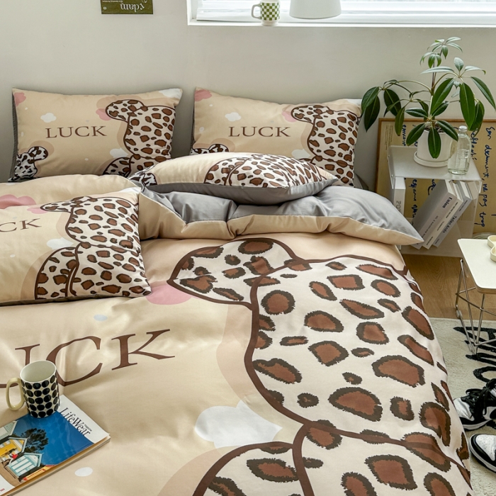 91家纺网 家纺一手货源 找家纺 摩卡 2024新款博主风水洗真丝四件套 维密