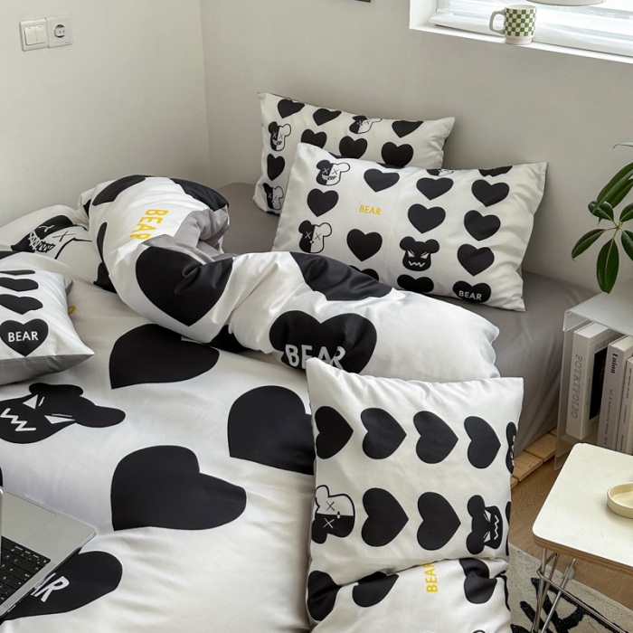 91家纺网 家纺一手货源 找家纺 摩卡 2024新款博主风水洗真丝四件套 最爱