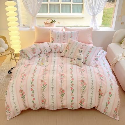 91家纺网 家纺一手货源 找家纺 （总）田野 2023新款13372全棉四件套