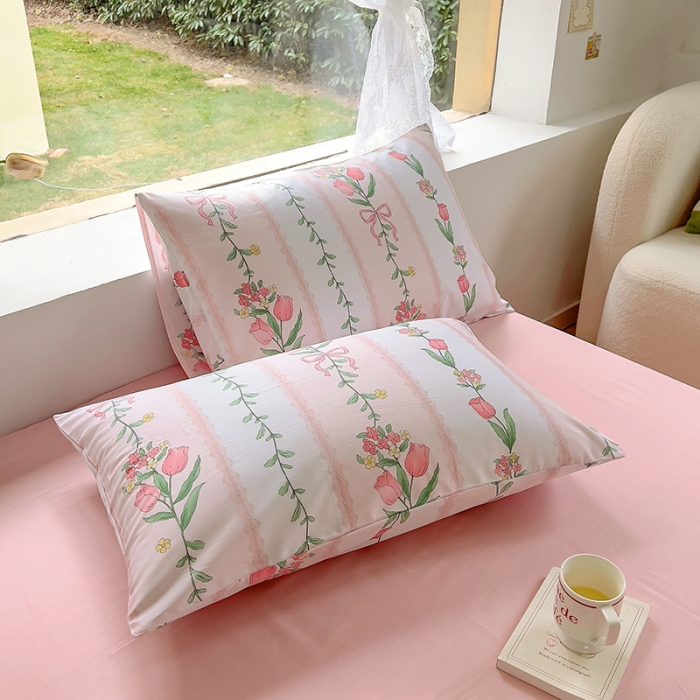 91家纺网 家纺一手货源 找家纺 田野 2023新款13372全棉四件套 艾莎