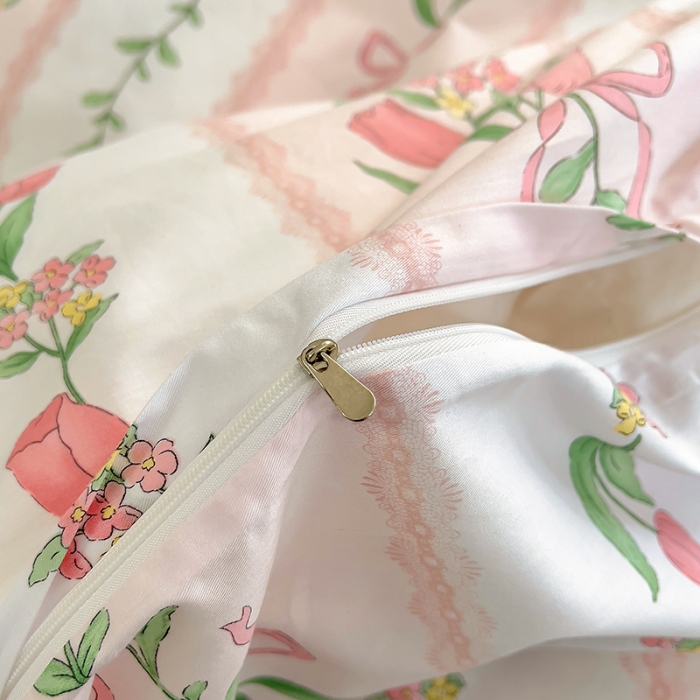 91家纺网 家纺一手货源 找家纺 田野 2023新款13372全棉四件套 艾莎