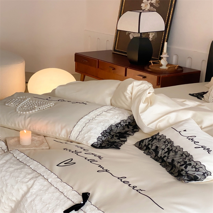 91家纺网 家纺一手货源 找家纺 星野 2023春夏新品棉第三波四件套 Love素里