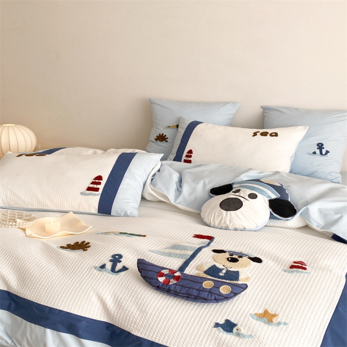 91家纺网 家纺一手货源 找家纺 星野 2023春夏新品棉第三波四件套 海洋汪