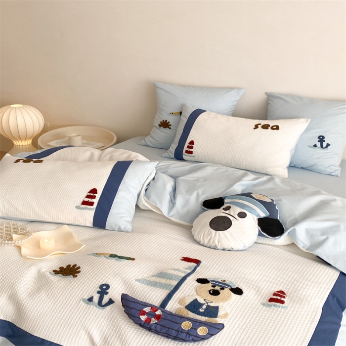 91家纺网 家纺一手货源 找家纺 星野 2023春夏新品棉第三波四件套 海洋汪