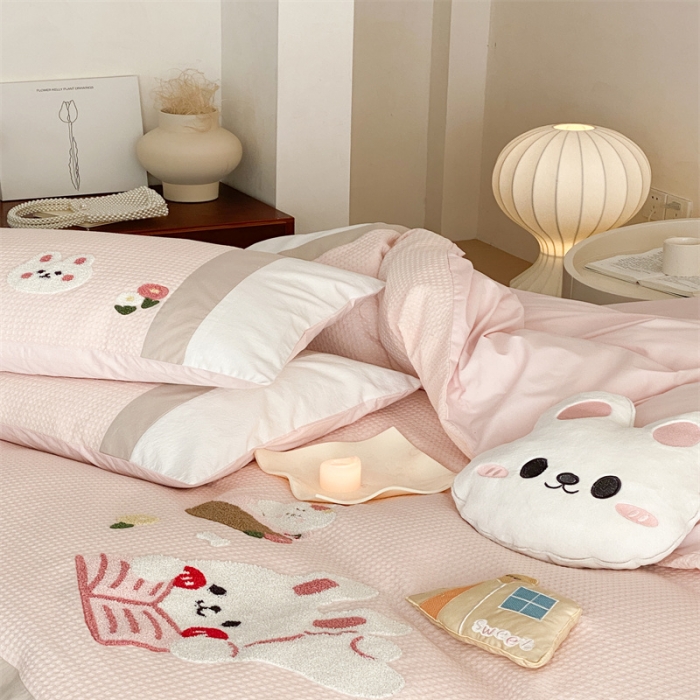 91家纺网 家纺一手货源 找家纺 星野 2023春夏新品棉第三波四件套 露营季