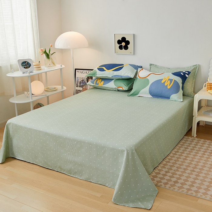 91家纺网 家纺一手货源 找家纺 世爵 2023新款加厚磨毛印花四件套 微梦时光