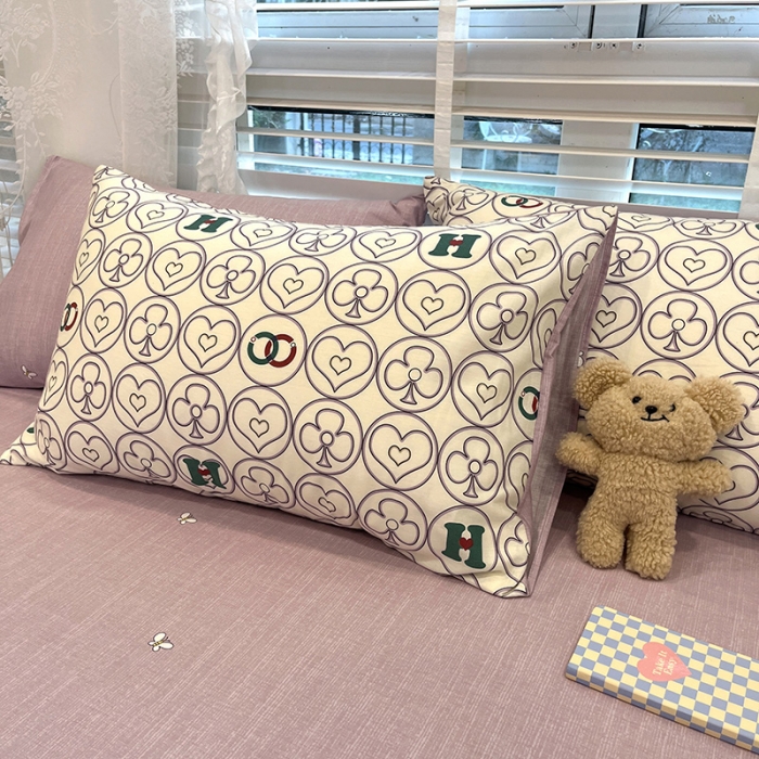 91家纺网 家纺一手货源 找家纺 晨希 2023年新款全棉印花北欧款多规格四件套 卡门