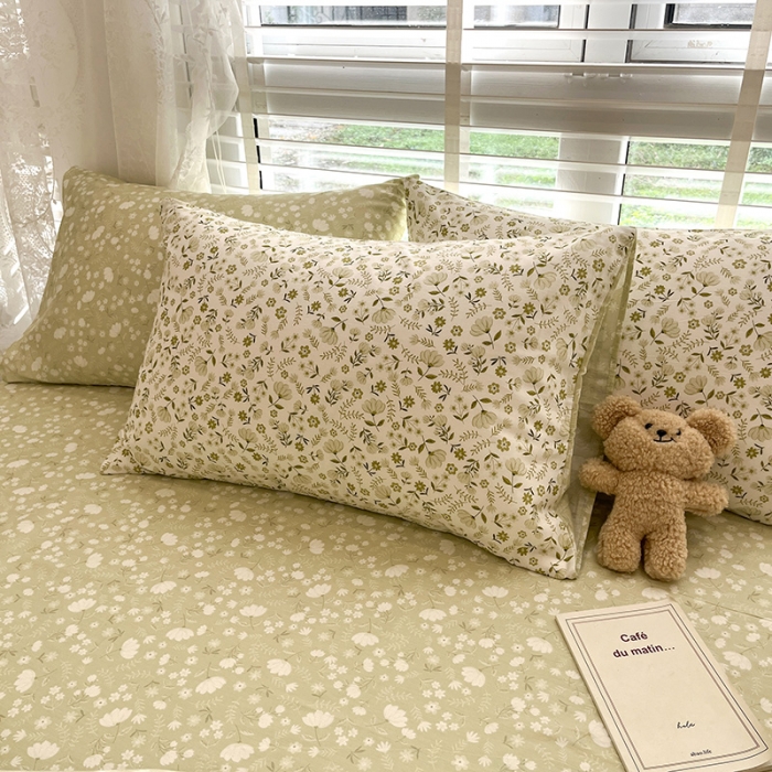 91家纺网 家纺一手货源 找家纺 晨希2023年新款全棉花卉印花简约款多规格四件套 小雅