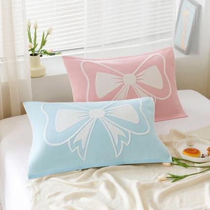 91家纺网 家纺一手货源 找家纺 （总）棠薇家纺 2023新款全棉双层枕巾纱布款