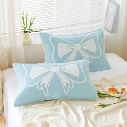 91家纺网 家纺一手货源 找家纺 （总）棠薇家纺 2023新款全棉双层枕巾纱布款