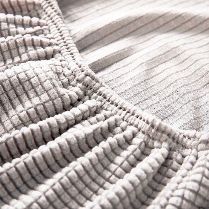 91家纺网 家纺一手货源 找家纺 丝绮鹿 2023新款玉米粒椅子套（全包常规款） 奶白