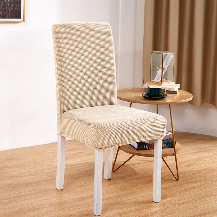 91家纺网 家纺一手货源 找家纺 丝绮鹿 2023新款玉米粒椅子套（全包常规款） 米黄