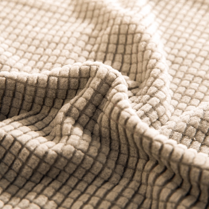 91家纺网 家纺一手货源 找家纺 丝绮鹿 2023新款玉米粒椅子套（全包常规款） 米黄